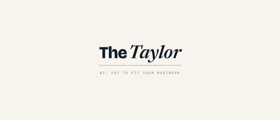 The Taylor – AI consultancy